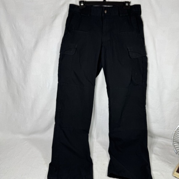 5.11 Tactical Relaxed Fit Cargo Utility Work Uniform Black Pants Mens 32 x 32 - Picture 1 of 10